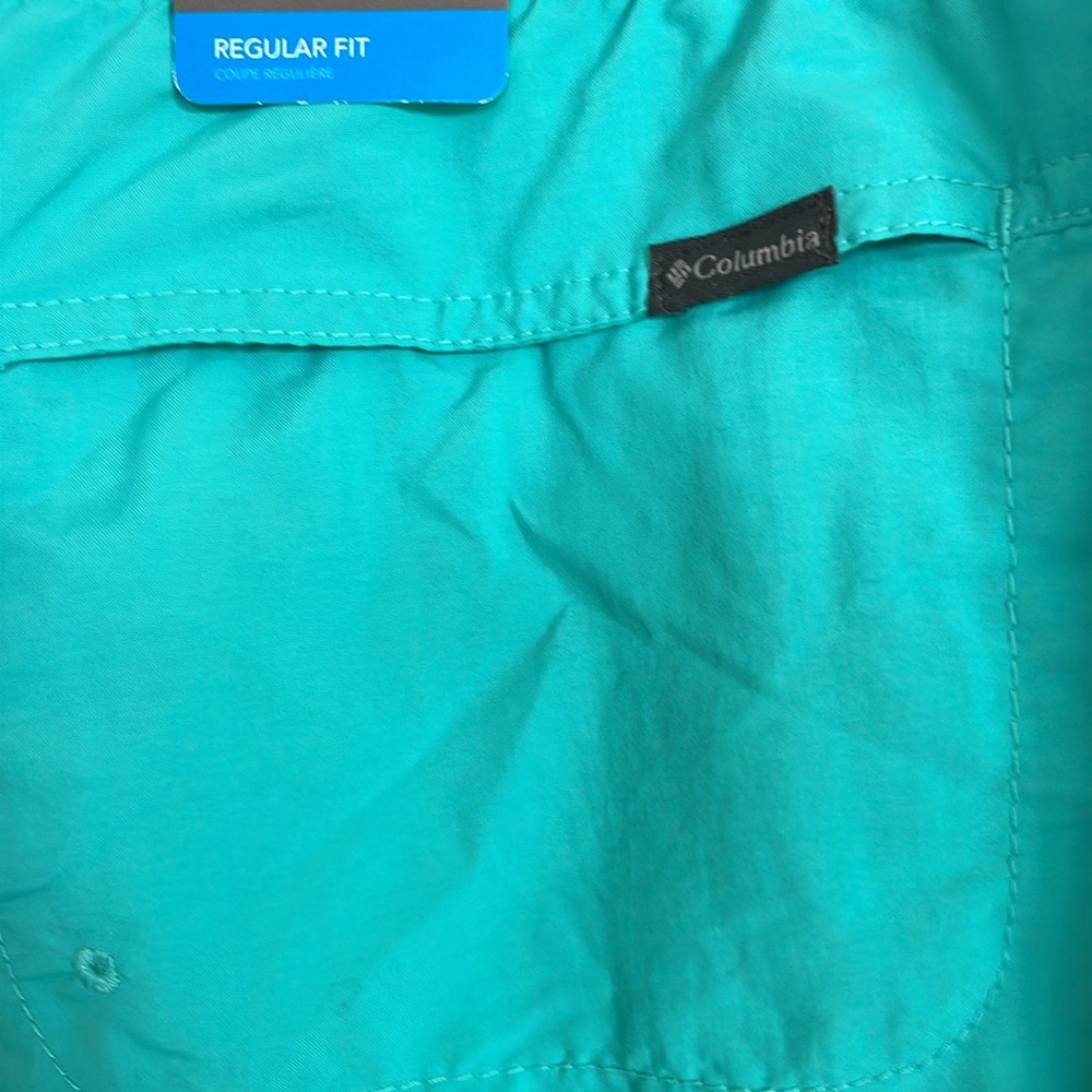 Columbia Women's Athletic Summer Shorts - Teal - Picture 4 of 8